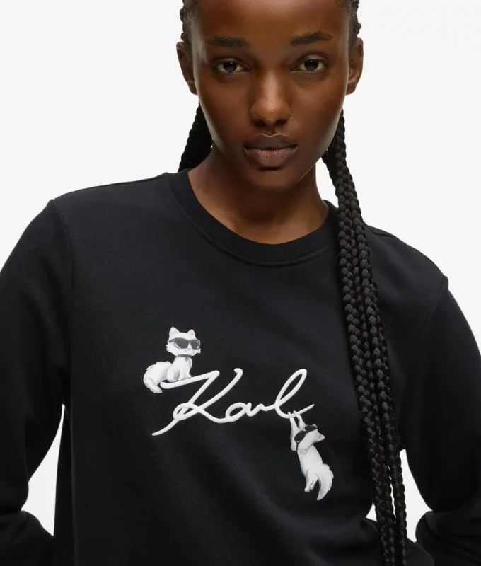 Ikon Signature Choupette Sweatshirt Ikon Signature Choupette Sweatshirt