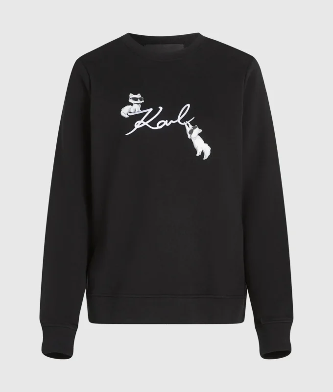 Ikon Signature Choupette Sweatshirt Ikon Signature Choupette Sweatshirt