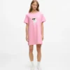 Ikon Strass-Pyjama-Kleid