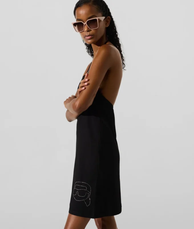 Ikon Strass-Strandkleid