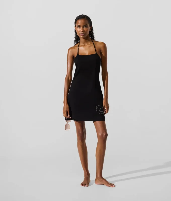 Ikon Strass-Strandkleid