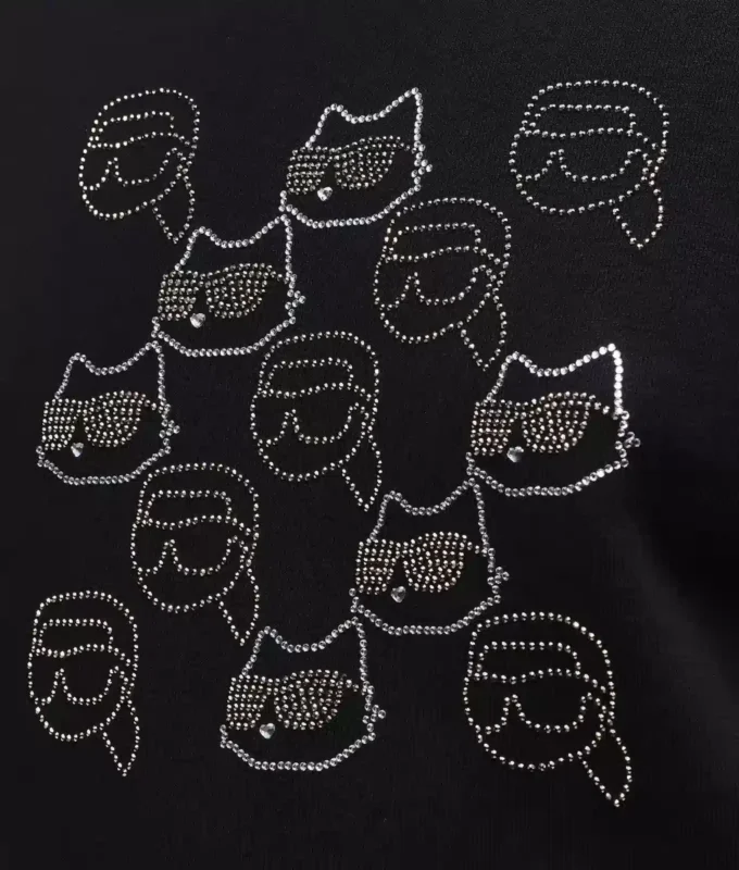 Ikon Strass-Sweatshirt Ikon Strass-Sweatshirt