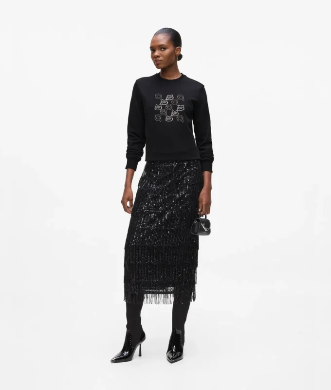 Ikon Strass-Sweatshirt Ikon Strass-Sweatshirt