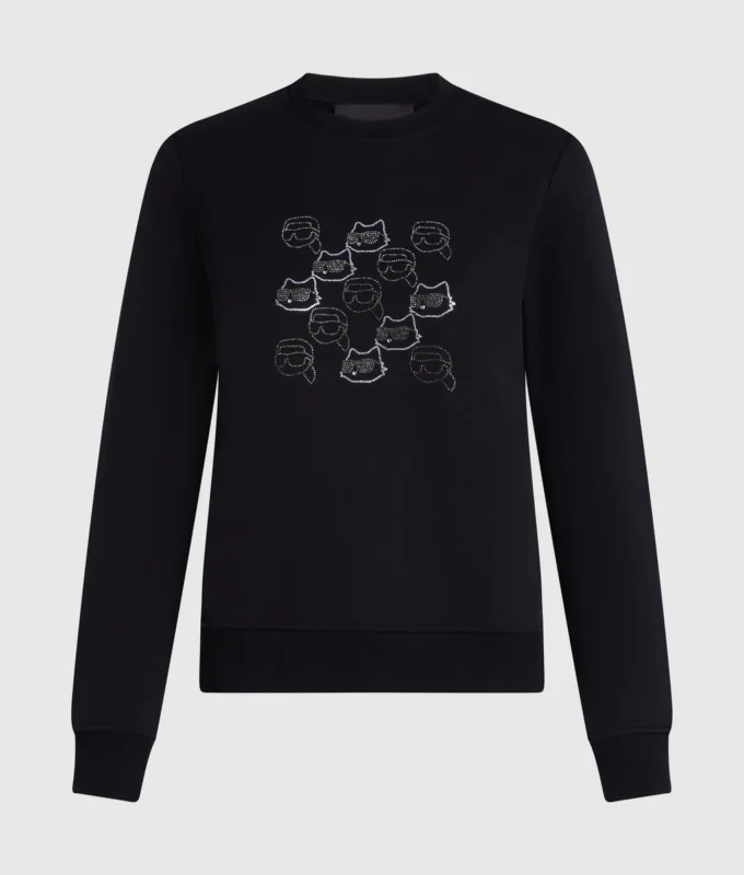 Ikon Strass-Sweatshirt Ikon Strass-Sweatshirt