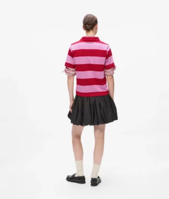 Ikon-Streifen-Poloshirt