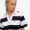 Ikon-Streifen-Poloshirt