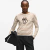 IKON STRIPE LANGÄRMELIGES T-SHIRT