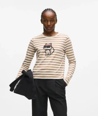 IKON STRIPE LANGÄRMELIGES T-SHIRT