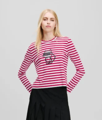 IKON STRIPE LANGÄRMELIGES T-SHIRT
