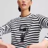 IKON STRIPE LANGÄRMELIGES T-SHIRT