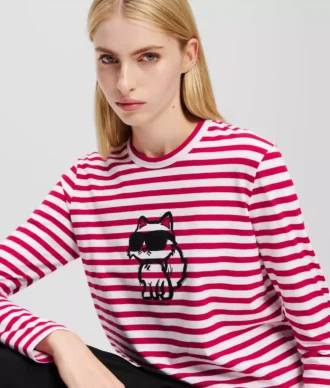 IKON STRIPE LANGÄRMELIGES T-SHIRT