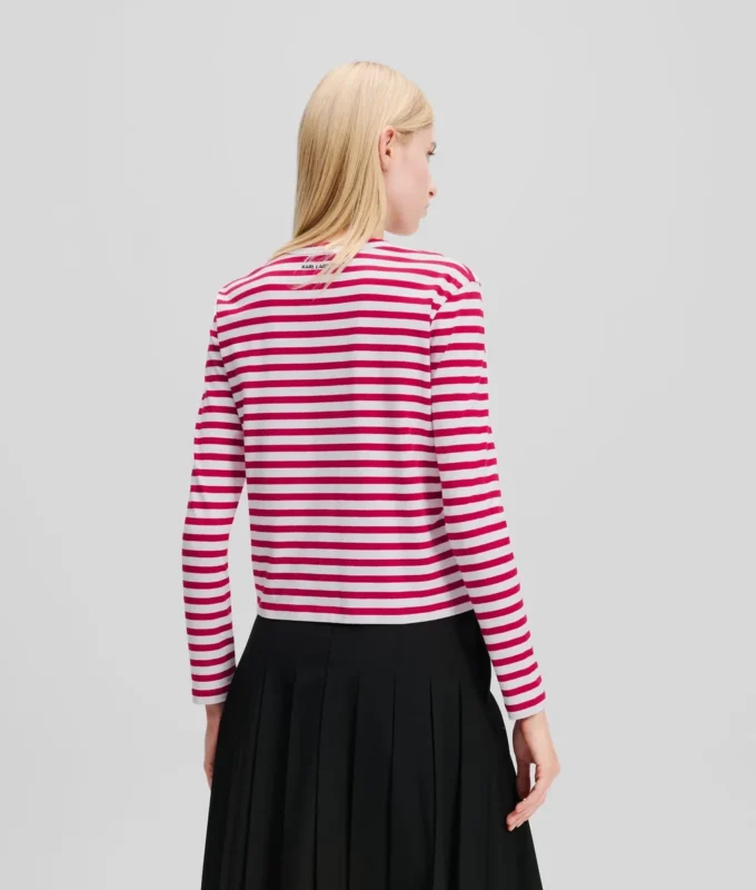 IKON STRIPE LANGÄRMELIGES T-SHIRT