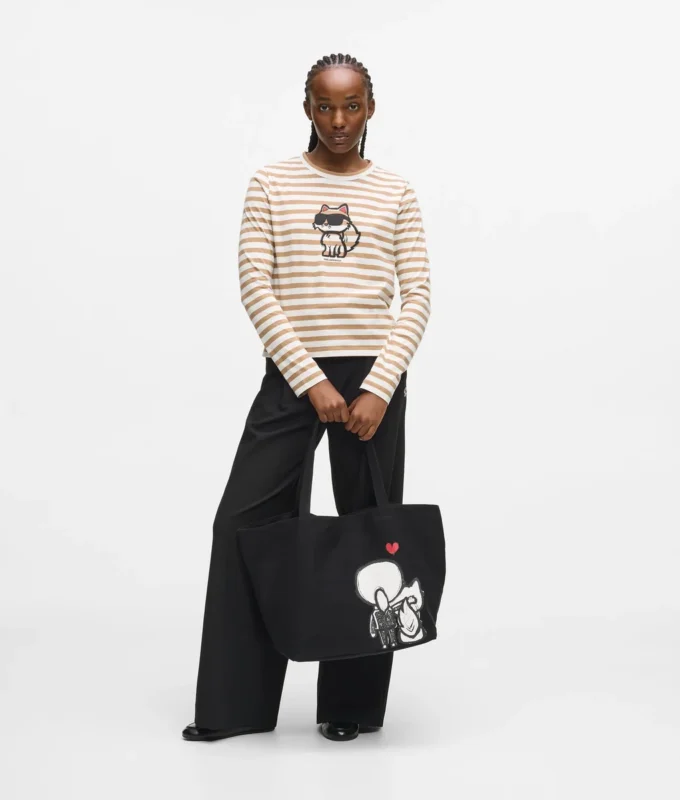 IKON STRIPE LANGÄRMELIGES T-SHIRT