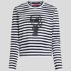 IKON STRIPE LANGÄRMELIGES T-SHIRT