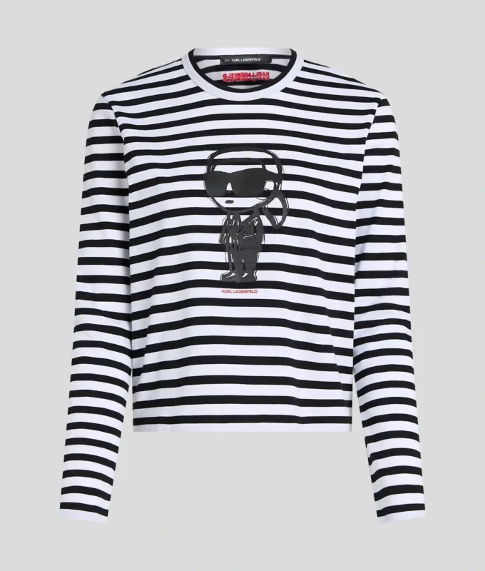 IKON STRIPE LANGÄRMELIGES T-SHIRT