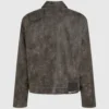 Jacke aus Kunstleder im Used-Look