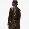 Jacke aus Kunstleder mit Glanzfinish Jacke aus Kunstleder mit Glanzfinish