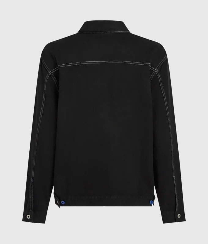 Jacke mit Kontrastnähten