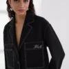 JACKE MIT KONTRASTSTICHEN JACKE MIT KONTRASTSTICHEN