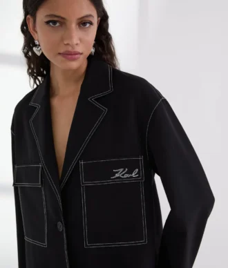 JACKE MIT KONTRASTSTICHEN
