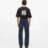 Jeans mit durchgehendem Monogramm Jeans mit durchgehendem Monogramm