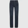 Jeans mit durchgehendem Monogramm Jeans mit durchgehendem Monogramm