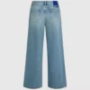 Jeans mit niedriger Leibhöhe und weitem Bein