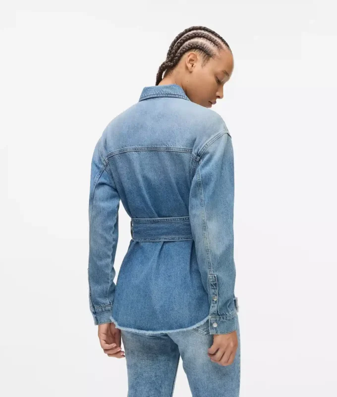 Jeanshemd mit Gürtel Jeanshemd mit Gürtel