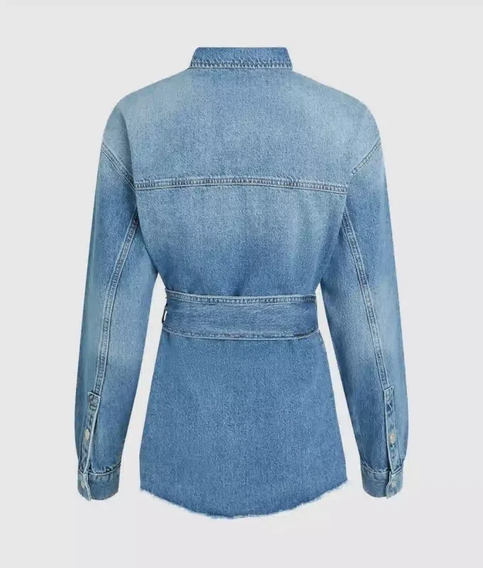 Jeanshemd mit Gürtel Jeanshemd mit Gürtel