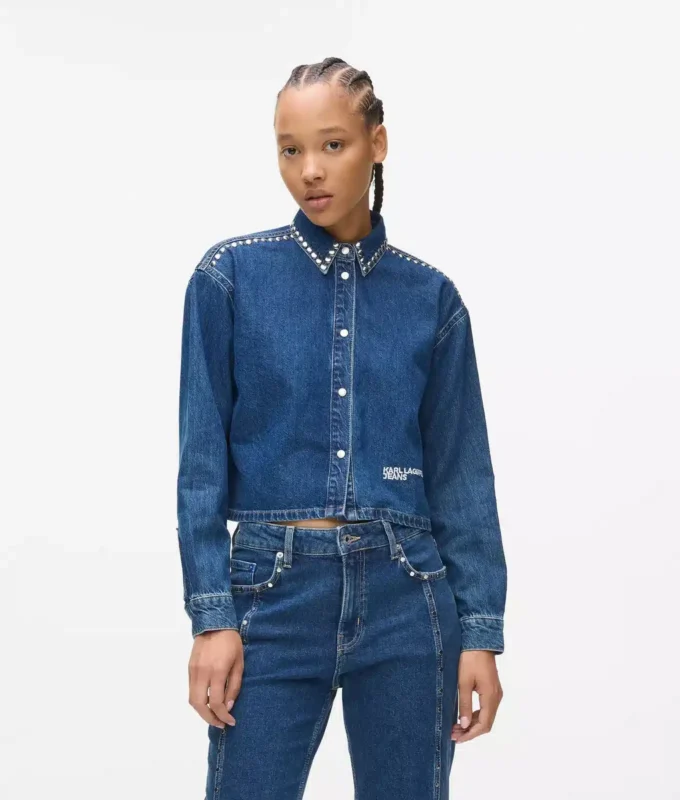 Jeanshemd mit Nieten Jeanshemd mit Nieten