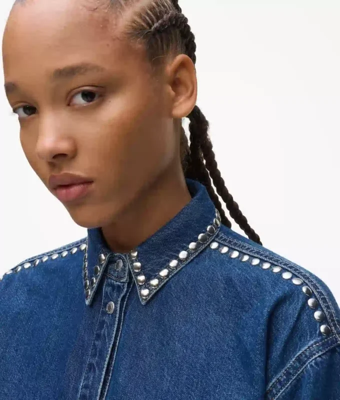 Jeanshemd mit Nieten Jeanshemd mit Nieten