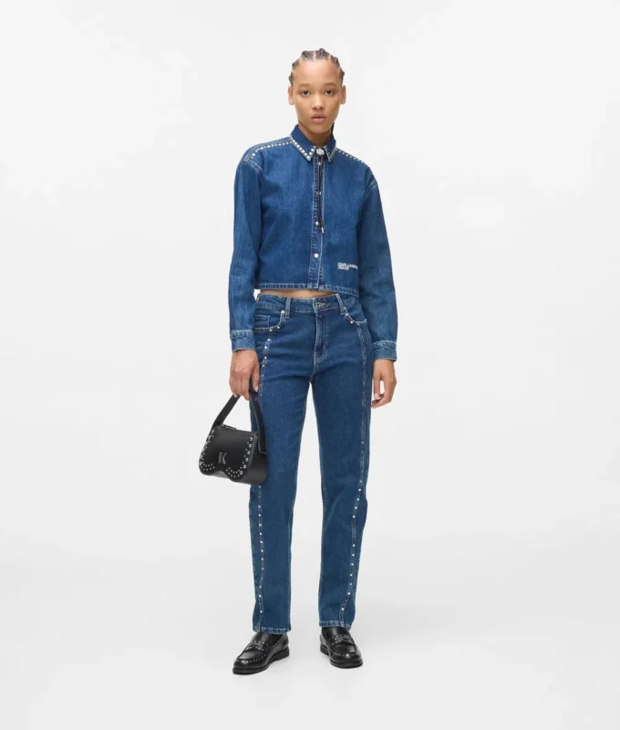 Jeanshemd mit Nieten Jeanshemd mit Nieten