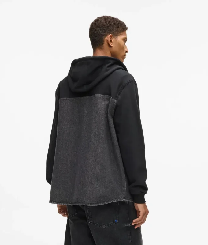 Jeansjacke mit Einsätzen