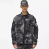 Jeansjacke mit Farbeffekt Jeansjacke mit Farbeffekt