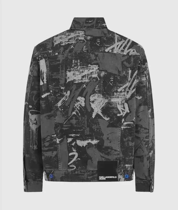 Jeansjacke mit Farbeffekt Jeansjacke mit Farbeffekt