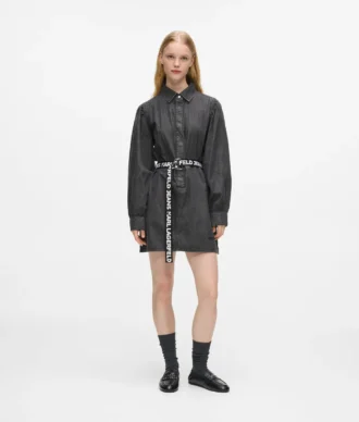 Jeanskleid mit Gürtel