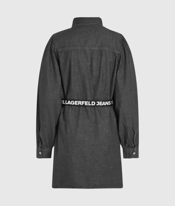 Jeanskleid mit Gürtel