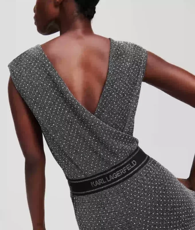 JERSEY-JUMPSUIT MIT STRASSSTEINEN