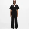 Jumpsuit mit charakteristischem Kragen Jumpsuit mit charakteristischem Kragen