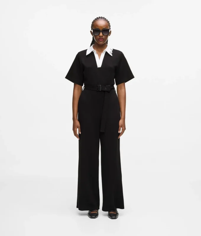 Jumpsuit mit charakteristischem Kragen Jumpsuit mit charakteristischem Kragen