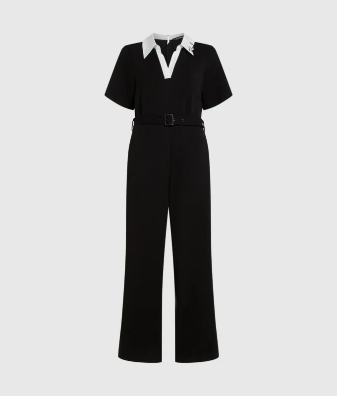 Jumpsuit mit charakteristischem Kragen Jumpsuit mit charakteristischem Kragen