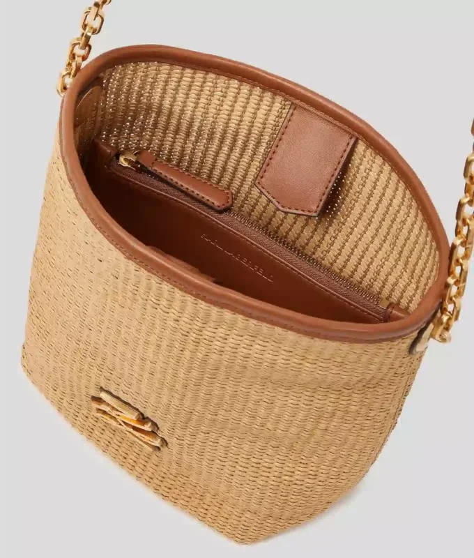 K/Autograph gewebte kleine Beuteltasche