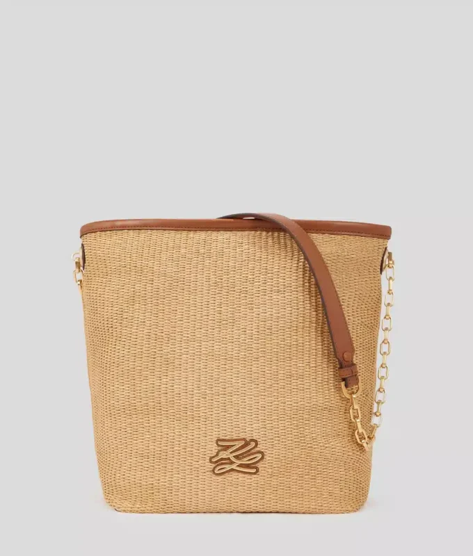 K/Autograph gewebte mittelgroße Beuteltasche K/Autograph gewebte mittelgroße Beuteltasche