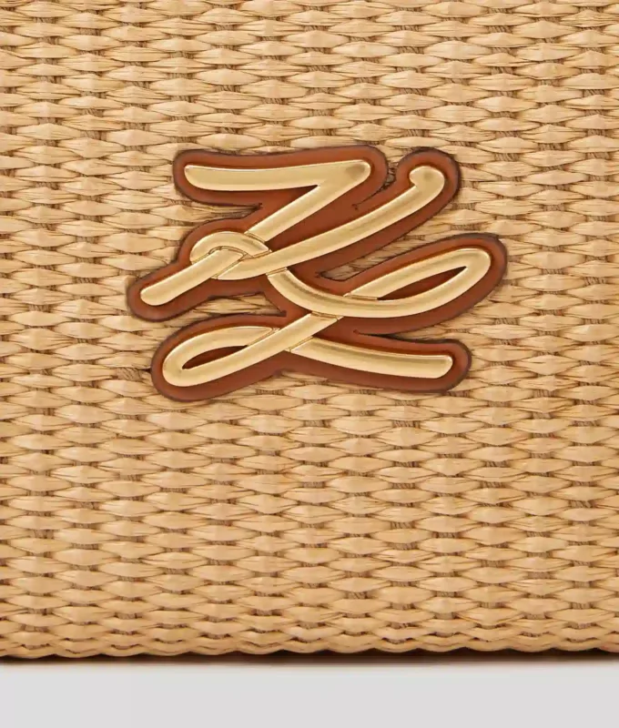 K/Autograph gewebte mittelgroße Beuteltasche K/Autograph gewebte mittelgroße Beuteltasche