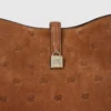 K/Autograph Hobo-Tasche aus Wildleder mit Vorhängeschloss K/Autograph Hobo-Tasche aus Wildleder mit Vorhängeschloss