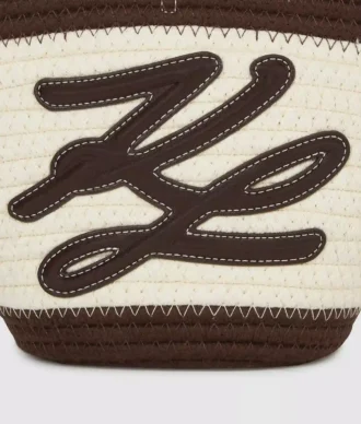 K/Autograph kleine Strandtasche aus Seil