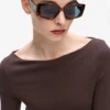 K/Autograph Klobige Sonnenbrille K/Autograph Klobige Sonnenbrille