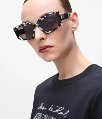 K/Autograph Klobige Sonnenbrille