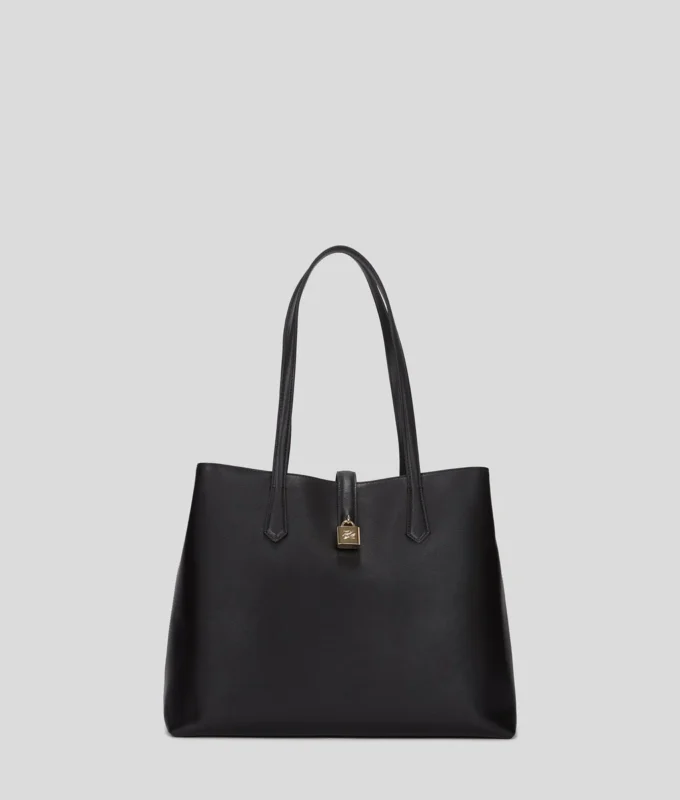 K/AUTOGRAPH PADLOCK MEDIUM TOTE BAG K/AUTOGRAPH PADLOCK MEDIUM TOTE BAG