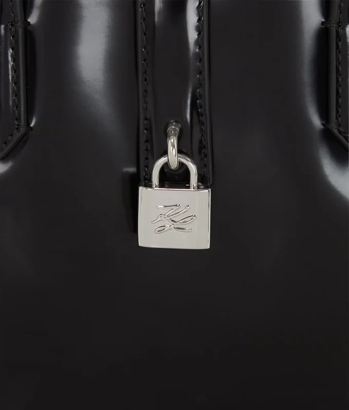 K/AUTOGRAPH PADLOCK MINI TOTE BAG K/AUTOGRAPH PADLOCK MINI TOTE BAG